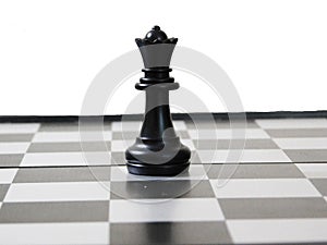 Black queen of chess