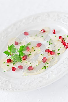 Black radish carpaccio