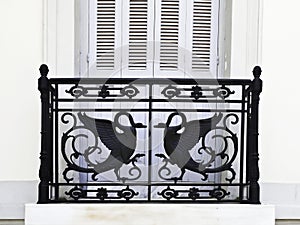 Black railings