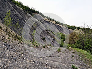 Black Ravine - Rapa Neagra - monument of nature and geological site