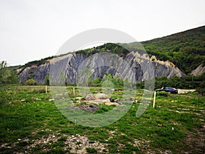 Black Ravine - Rapa Neagra - monument of nature and geological site