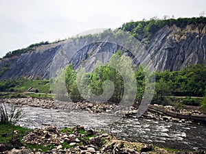 Black Ravine - Rapa Neagra - monument of nature and geological site