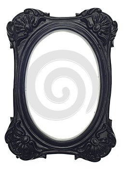 Black Rectangle Modern Vibrant Colored Empty Frame