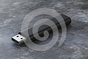 Black USB-C Adapter