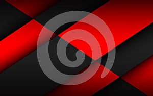 Black and red material design background overlap layers. Modern web wallpaper photo