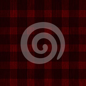 Black and red plaid fabric seamless pattern
