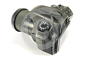 Black reflex digital camera