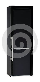 Black refrigerator