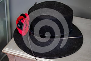 Retro hat in an antique mall.