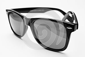 Black retro sunglases