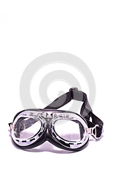 Black Retro Vintage Leathern Goggles