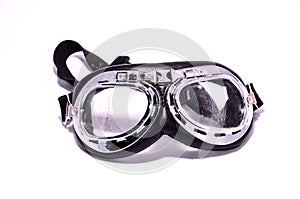 Black Retro Vintage Leathern Goggles