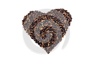 Black rice heart