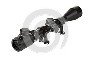 The black riflescope