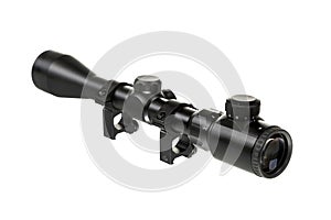The black riflescope