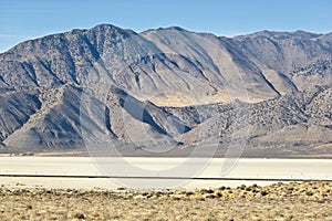 Black Rock Desert playa and mountains