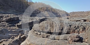 Black rock or mountains,nature landscapes, Lakhnadon India, picture taken on February 2018,landscapes background