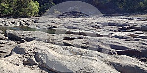 Black rock with a river or mountain,nature landscapes, Lakhnadon India, picture taken on February 2018,landscapes background