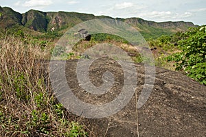 The Black Rocks Formations at Vale da lua in Chapada dos Veadeiros