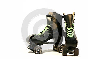 Black rollerskates