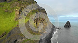 The black sand beach of Reynisfjara