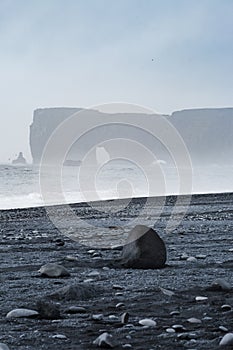 Black sand beach of Reynisfjara, Vik