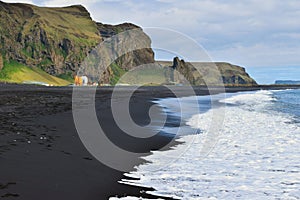 Black sand beach at Vik