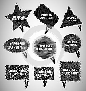 Scribble Chat bubbles