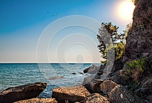 The Black Sea in Abkhazia