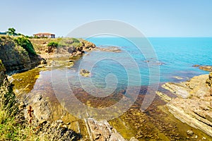 Black Sea coast in Ahtopol, Bulgaria