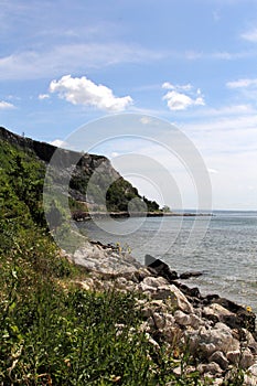 Black Sea coast landscape. Bulgaria