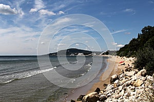 Black Sea coast landscape. Bulgaria