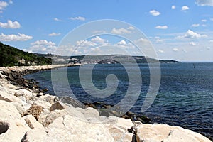 Black Sea coast landscape. Bulgaria