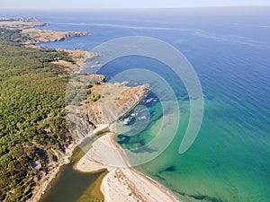 Black sea coast near Veleka Beach, Sinemorets, Bulgaria