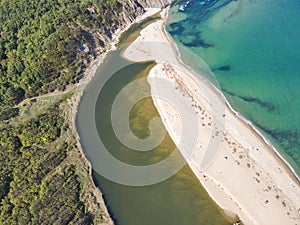 Black sea coast near Veleka Beach, Sinemorets, Bulgaria