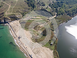 Black sea coast near Veleka Beach, Sinemorets, Bulgaria