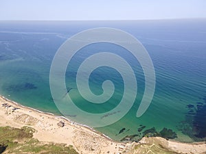 Black sea coast near Veleka Beach, Sinemorets, Bulgaria