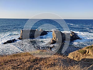 Black Sea coast Sinemorec Bulgaria landscape