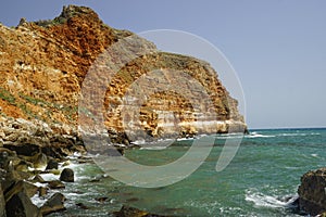 The Black Sea coast to of the protected site Bolata