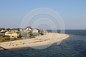 Black sea coast in Zatoka