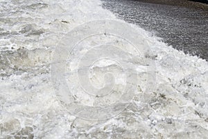 Black Sea. Sea waves. Sochi