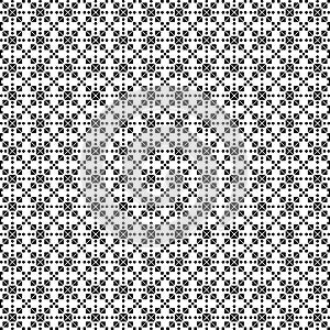 Black seamless geometric pattern and background
