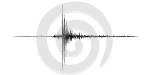Seismogram earthquake