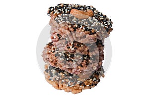 Black sesame rice cruse