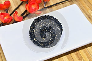 Black Sesami Japanese Daifuku Sweet