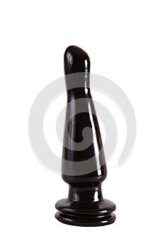 Black sex toy plug