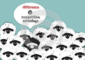 A black sheep is competitive advantage