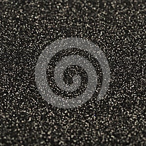 Black shiny texture, sequins with blur background