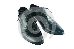 Black shoes isolated