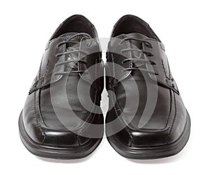 Black shoes isolated on white